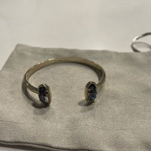 Kendra Scott Elton Cuff Gold with Abalone Shell